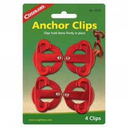 Coghlans Anchor Clips 4-Pack