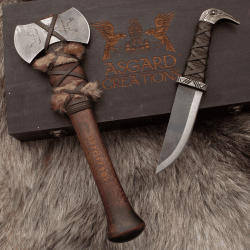 Windlass Asgard Creations Axe & Knife Boxed Set