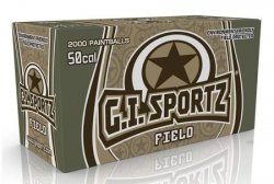 G.I. Sportz Field Paintballs .50 - 2000st