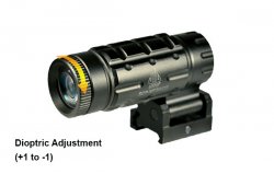UTG 3X Magnifier with Flip-to-side QD Picatinny Mount